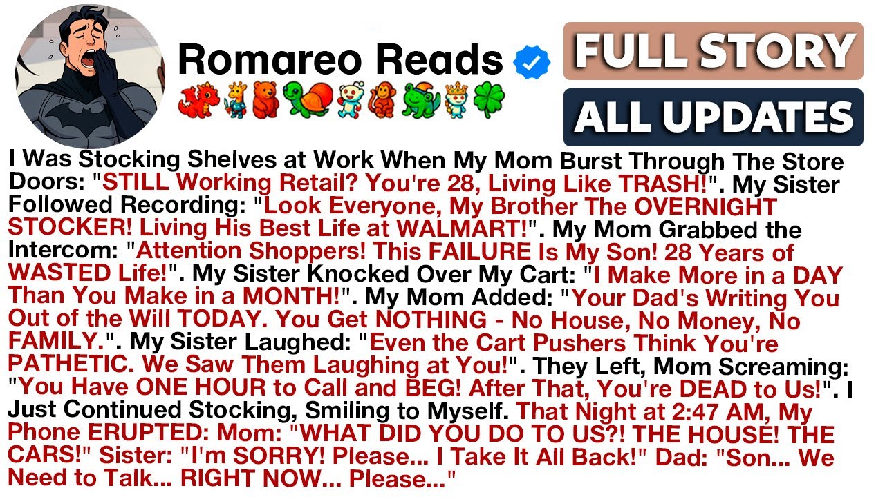 I Was Stocking Shelves at Work When My Mom Burst Through The Store Doors: 