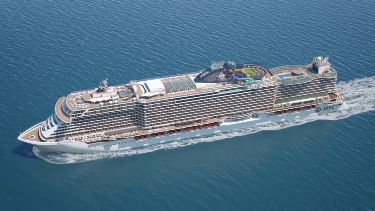 A la découverte du MSC Seaside 3D view Cruise ship tour