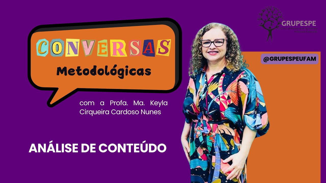 Conversas Metodológicas - Análise de Conteúdo
