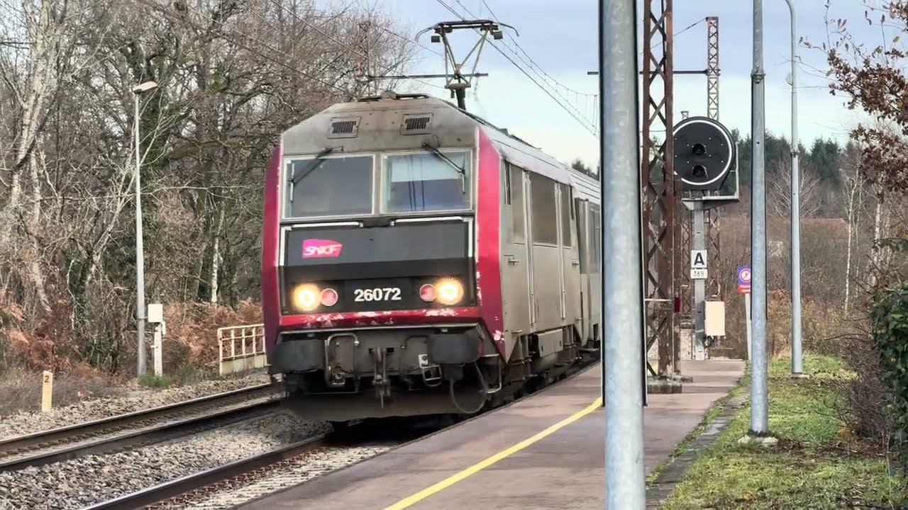 Trains sur la PLM, le POLT et à Paris, hiver 2024/25 partie 1