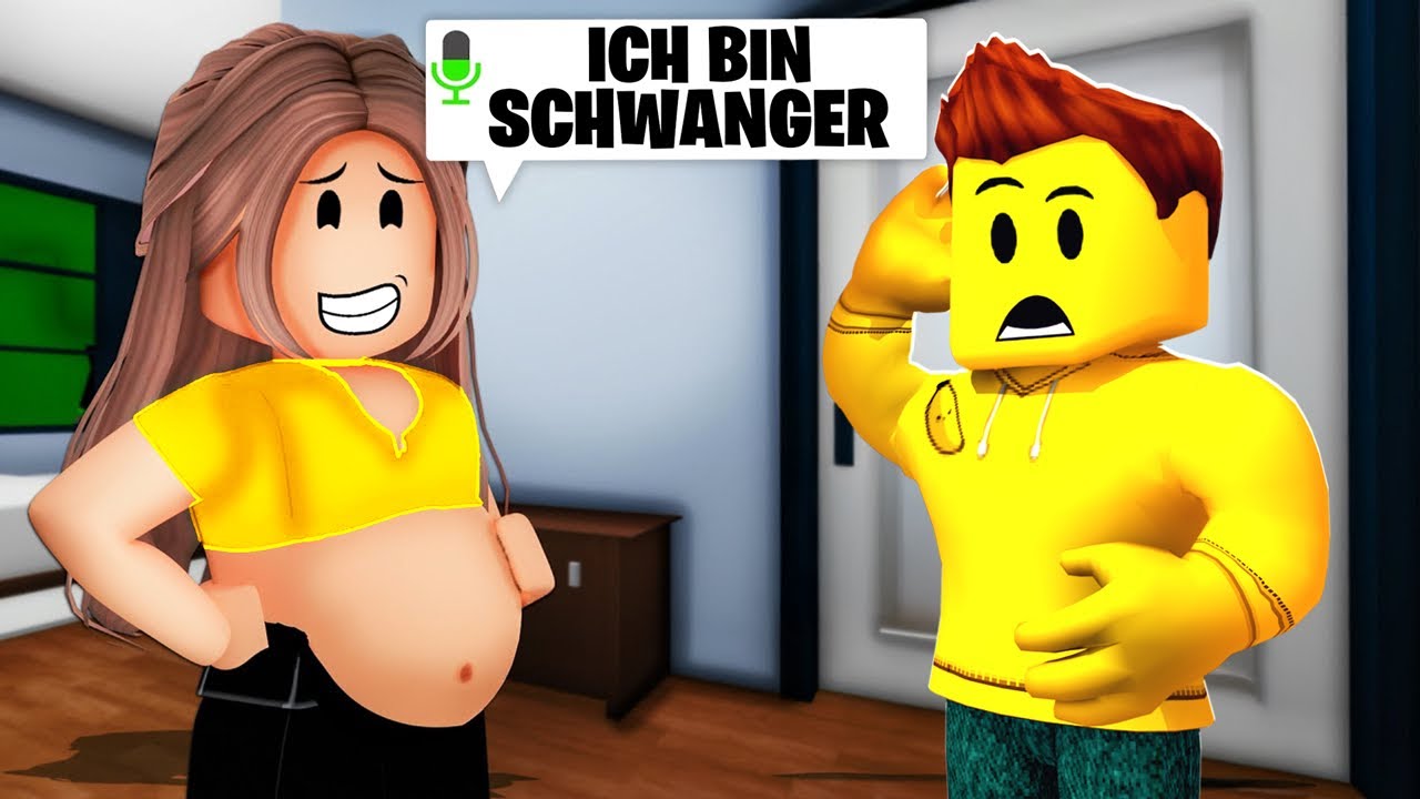 Meine SCHWESTER ist SCHWANGER und bekommt ein BABY in Roblox Snapchat!