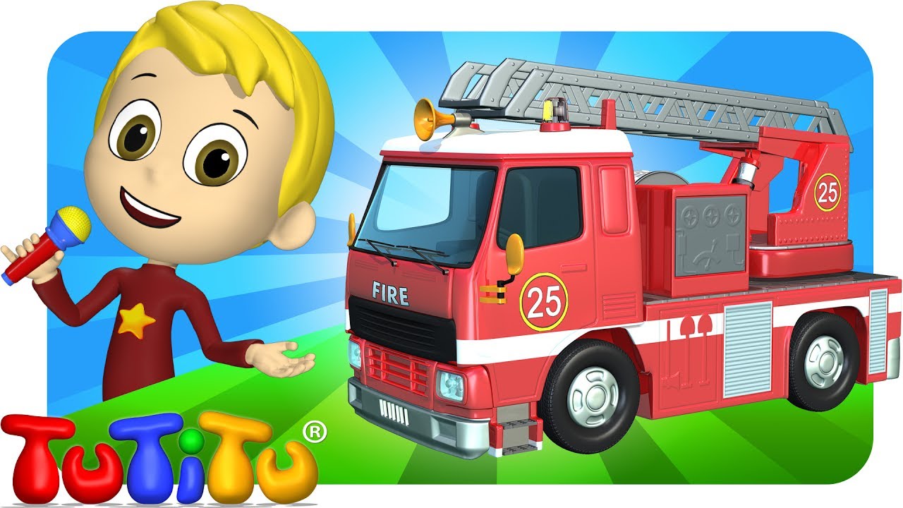 TuTiTu Songs Channel | Fire Truck | Sing Along For Kids