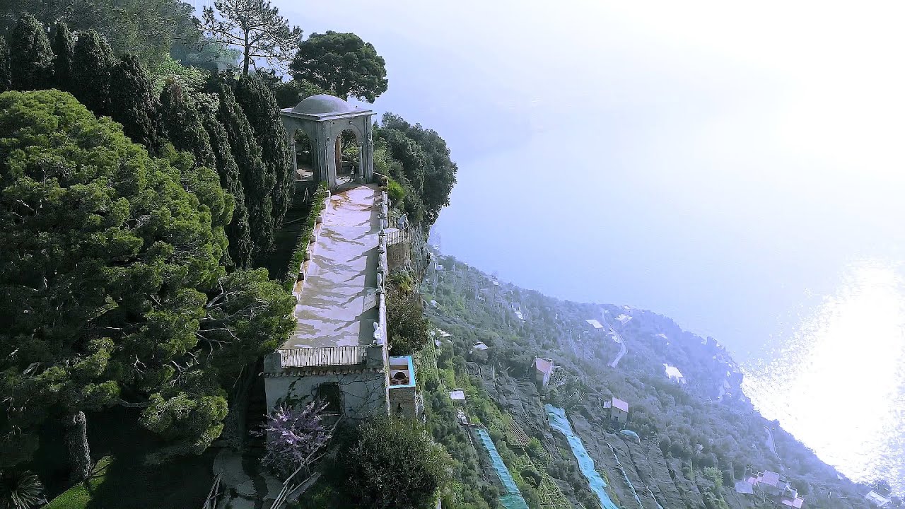 Villa Cimbrone, Ravello Italy, Exclusive 100% Drone Video
