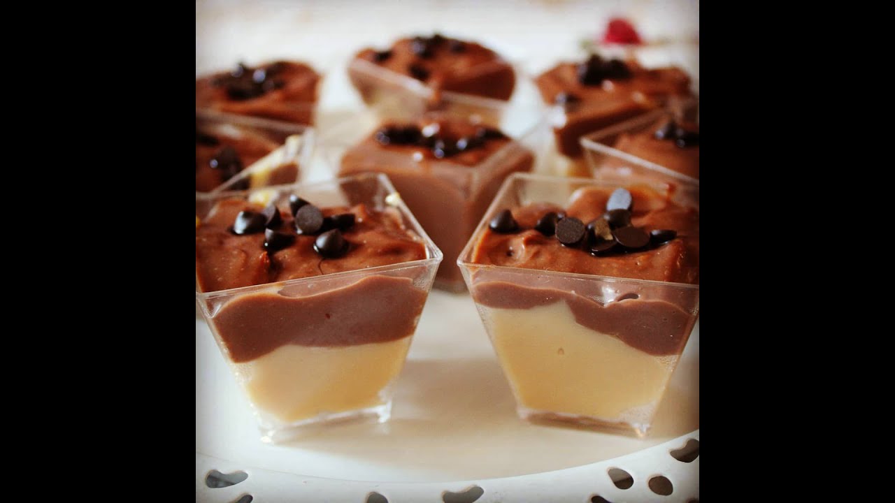 تحلية باردة بالكراميل و الشكلاطة ، سهلة و سريعة  verrine au caramel et chocolat 🍫 facile et rapide