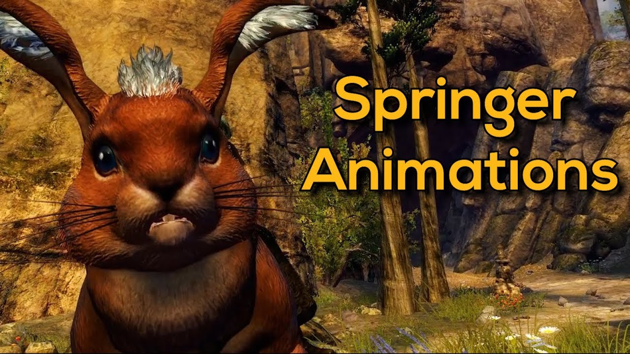 Guild Wars 2 - Springer Mount: All animations