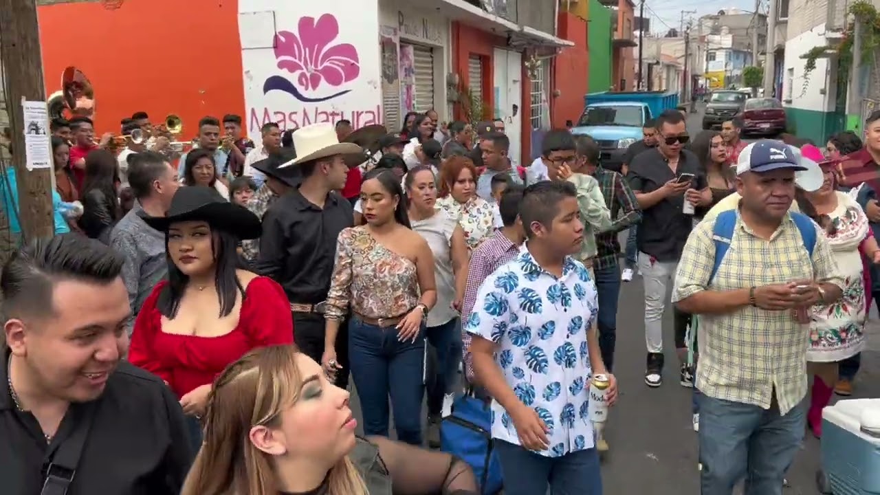 Recorrido Bandas Fiesta Sta. Ma. Aztahuacan 1/3 - 12/08/2023