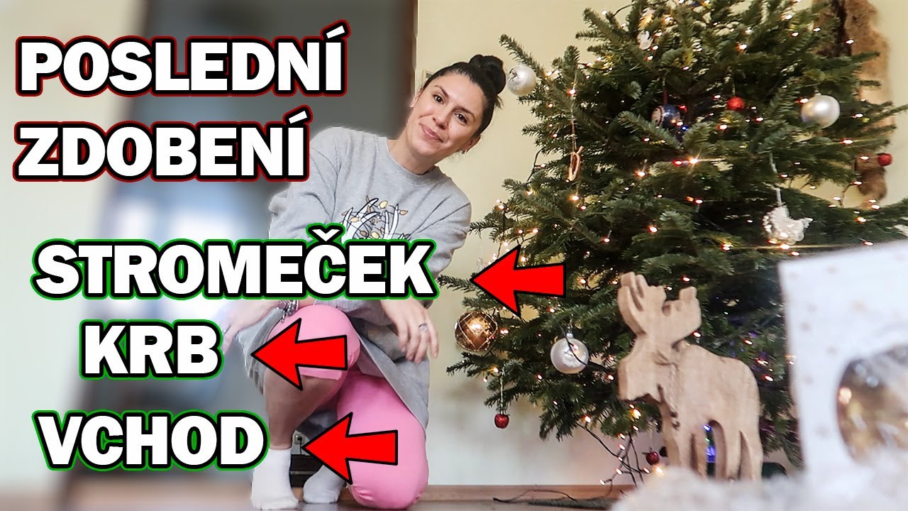 VÁNOČNÍ VÝZDOBA STARŠÍHO DOMU OD VCHODU AŽ PO KRB, VÁNOČNÍ DEKORACE, VLOG