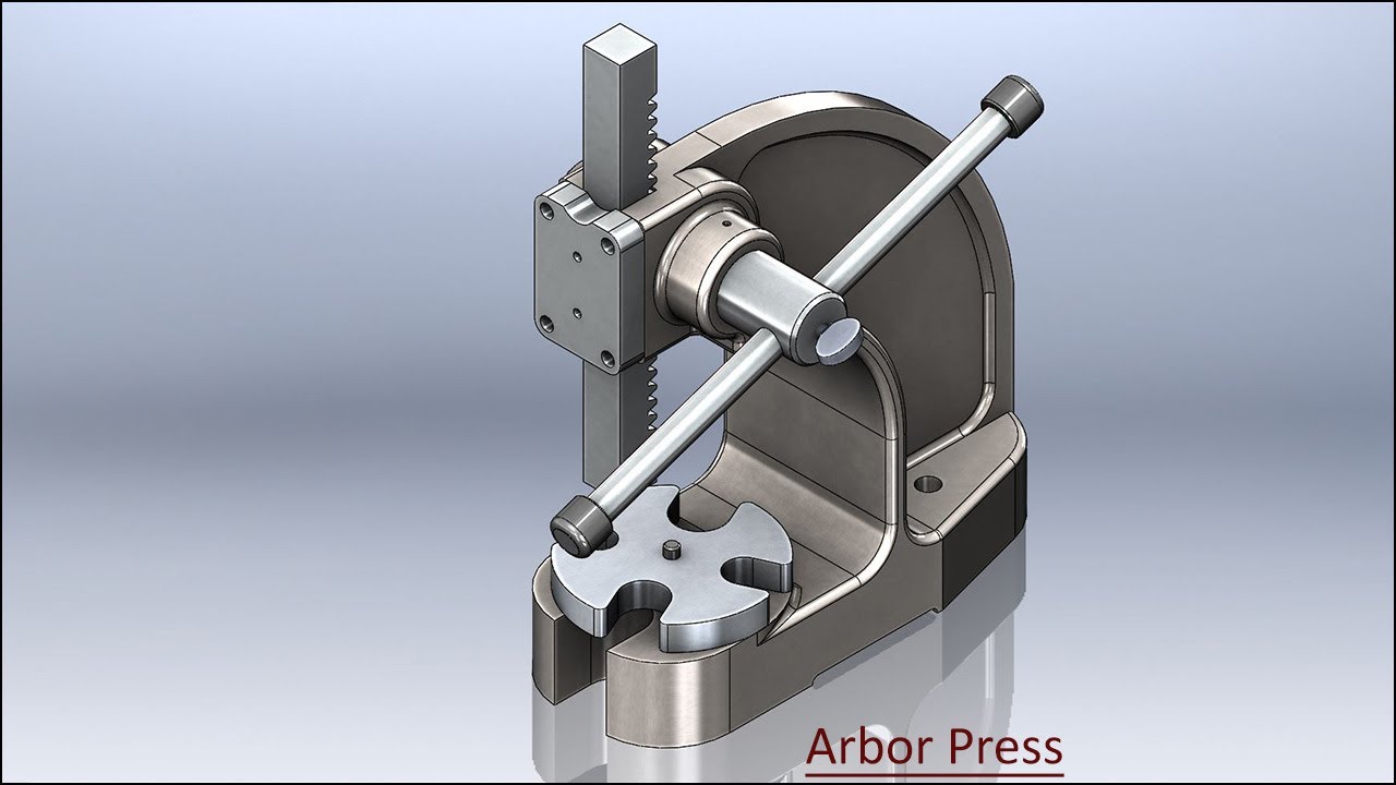 Arbor Press|| SolidWorks Tutorial