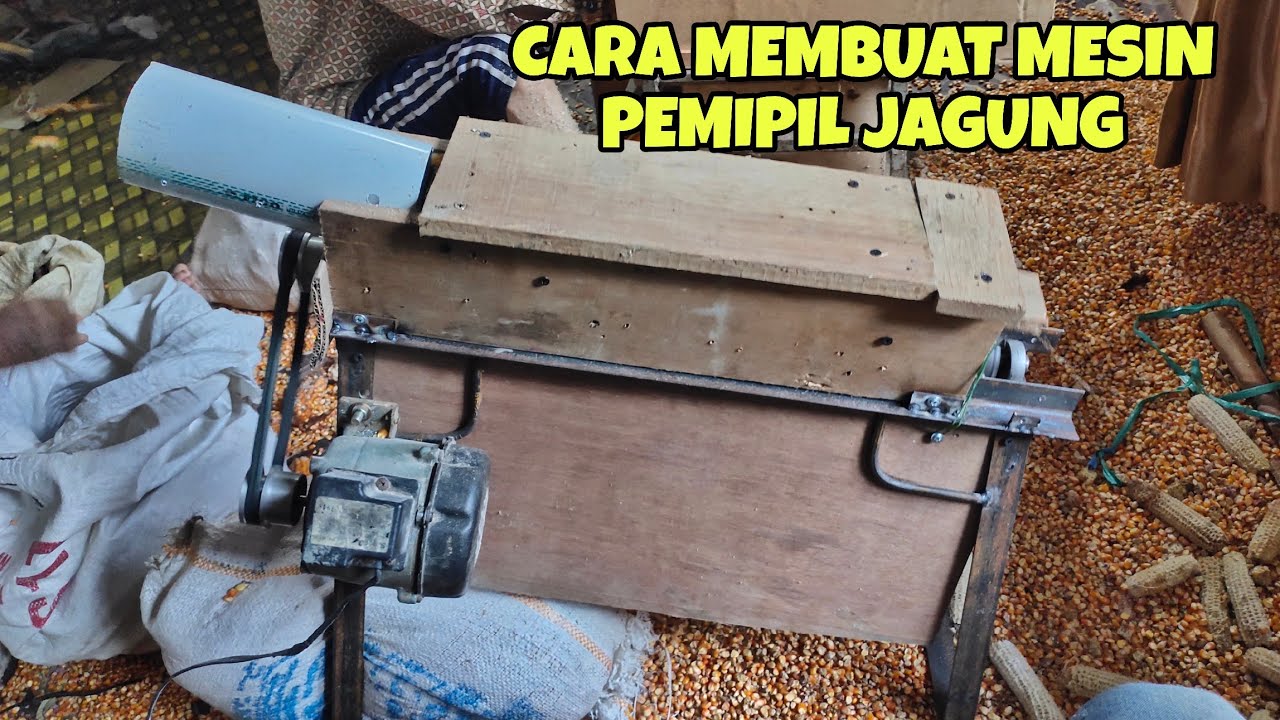 CARA MEMBUAT MESIN PEMIPIL JAGUNG PAKAI DINAMO BEKAS / Part 1