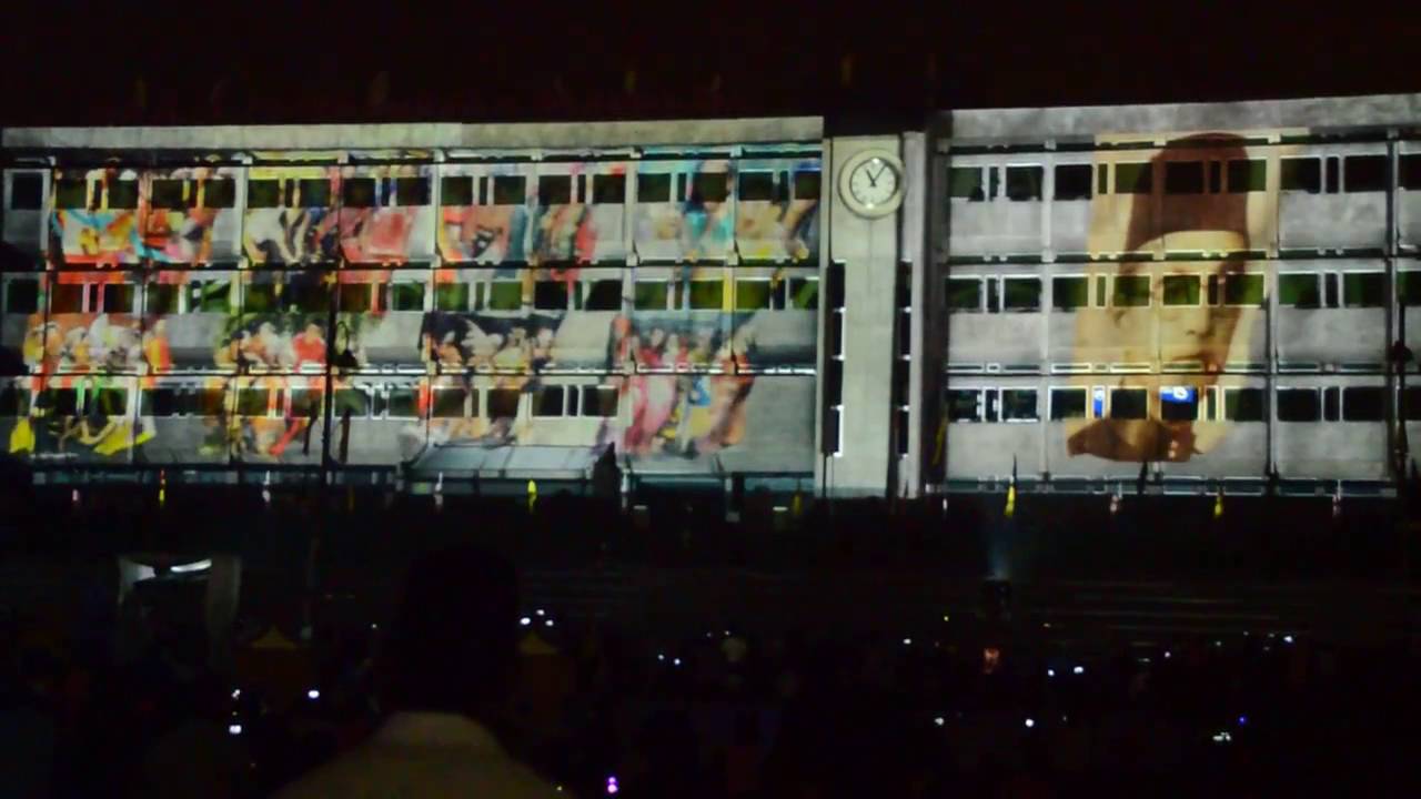 3D Projection Mapping Hari Malaysia 2014