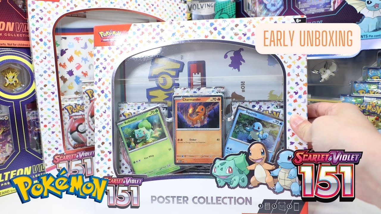 [Pok&eacute;mon] 151 Poster Collection Unboxing & Review!