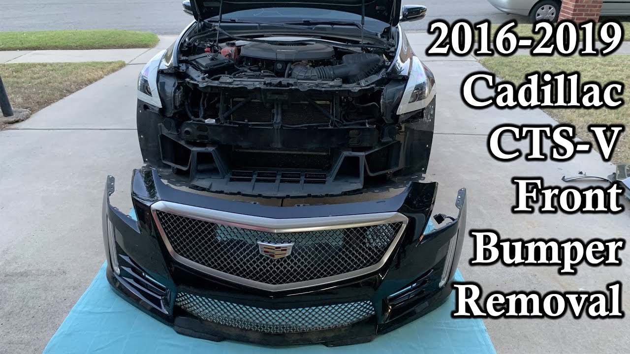 How to Remove 2016-2019 Cadillac CTS-V Front Bumper and Grille Surround