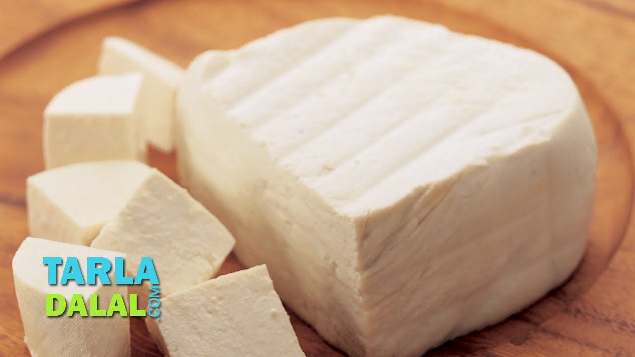 पनीर (Paneer, How to make Paneer at home) by Tarla Dalal