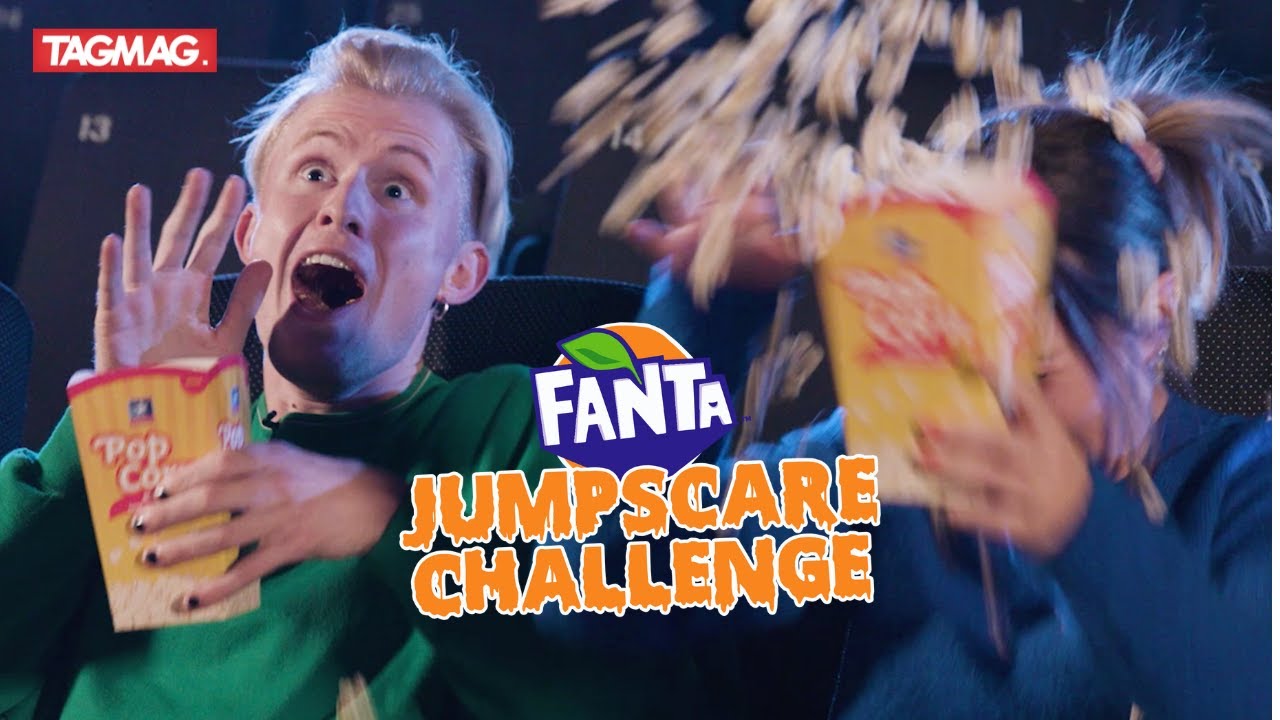 Jaël Ost & de Fanta Jumpscare Challenge: De popcorn kruipt overal 😏👻