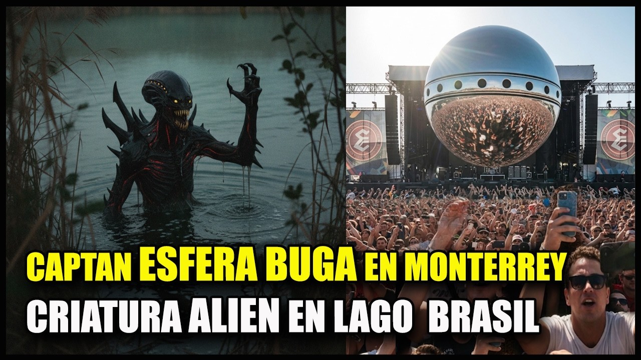 OVNI ESFERA BUGA EN TECATE PALNORTE GRUPO ENJAMBRE Y THE WARNING TODOS VIERON Y ALIEN EN LAGO BRASIL