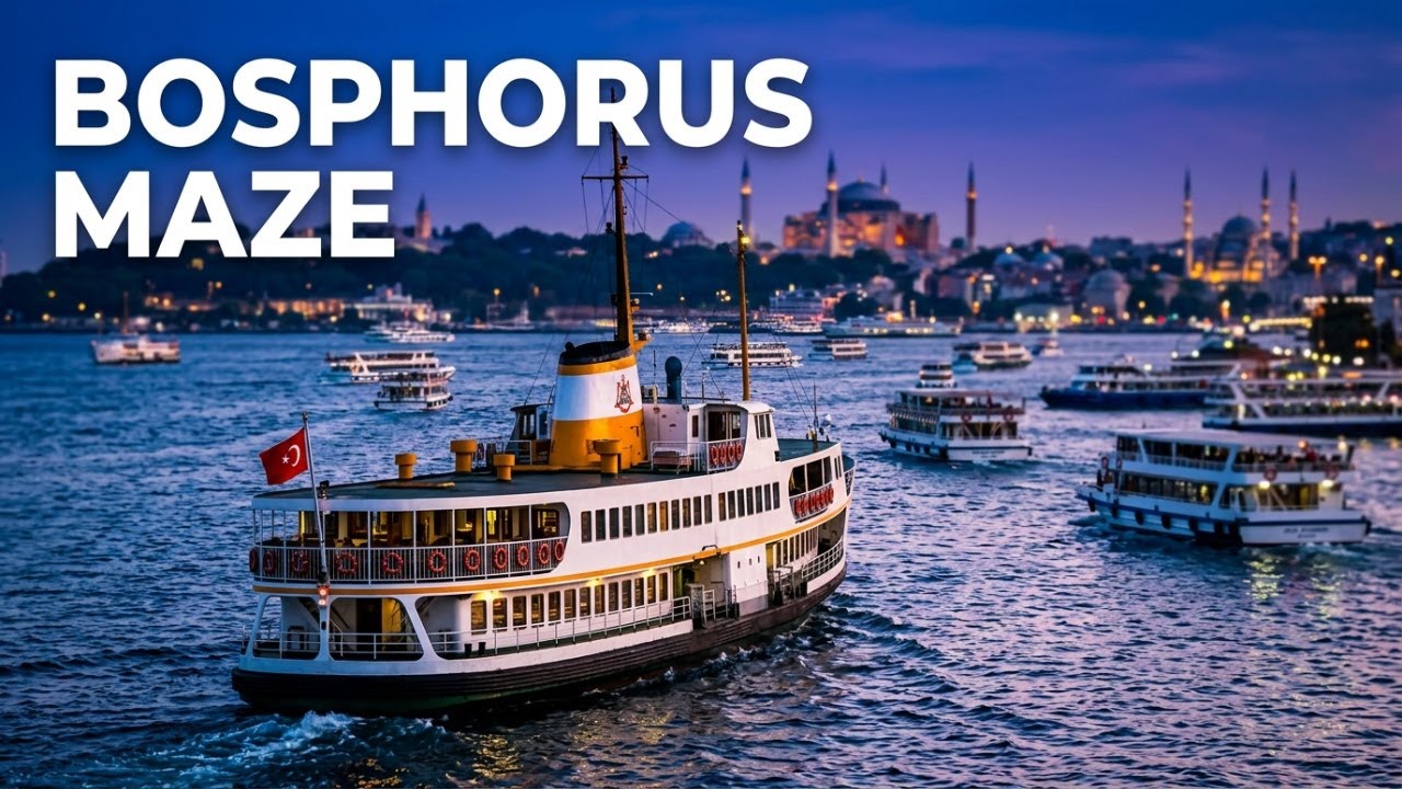 The Magic of Istanbul Ferries: Beautiful Bosphorus Traffic 🇹🇷
