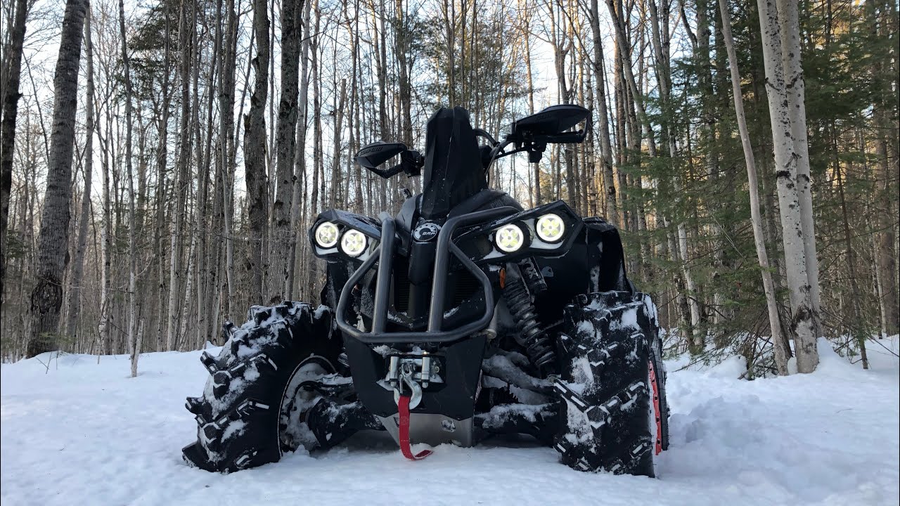 Wide Open Throttle!! (2020 Can Am Renegade 1000 XMR Deep Snow Ride)
