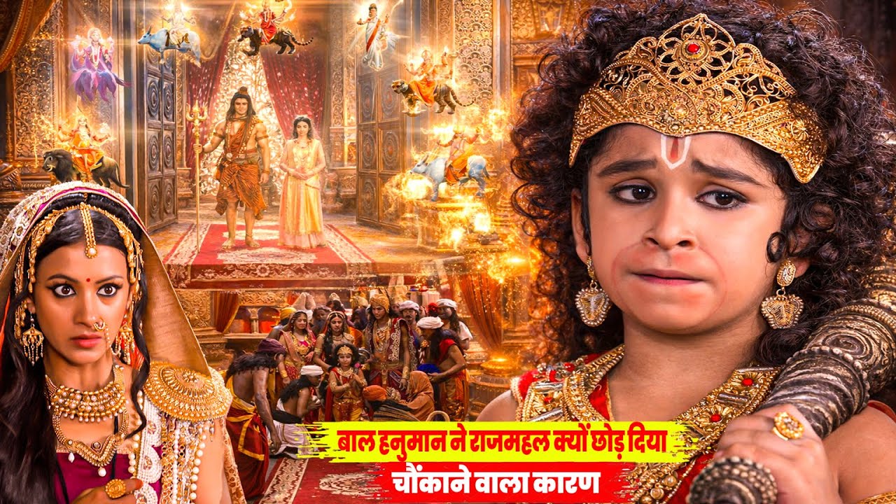 😲 बाल हनुमान ने राजमहल क्यों छोड़ दिया? चौंकाने वाला कारण | Mahabali Hanuman Ep - 124