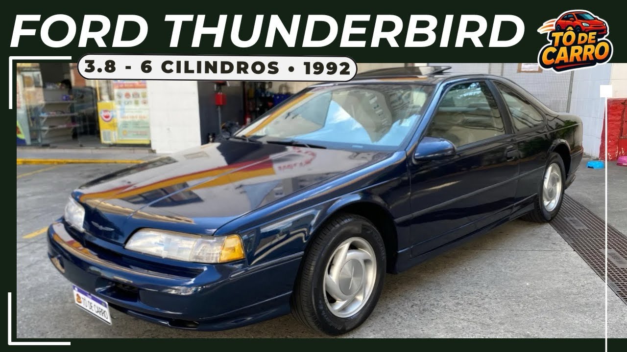 Ford Thunderbird 3.8 - 6 cilindros • ano 1992 - um dos carros mais completos dos anos 90