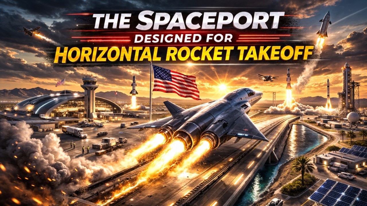 The Spaceport Designed for Horizontal Rocket Takeoff