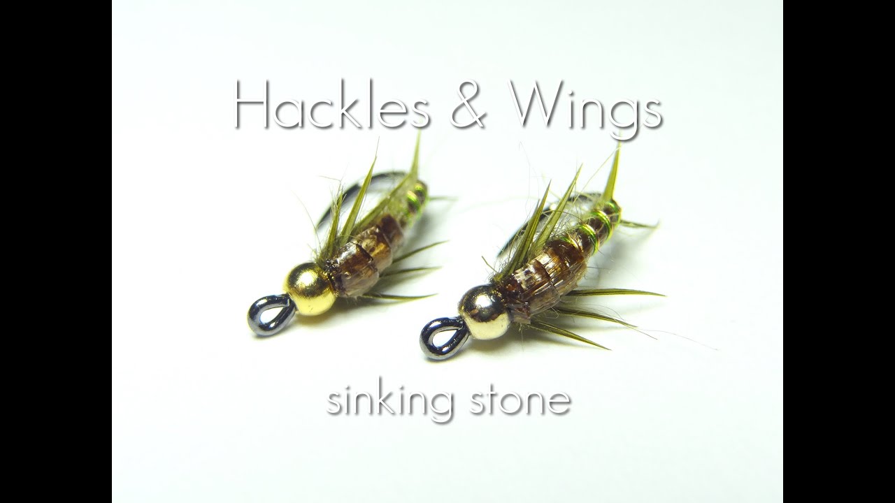 Fly Tying Sinking Stone | Hackles & Wings