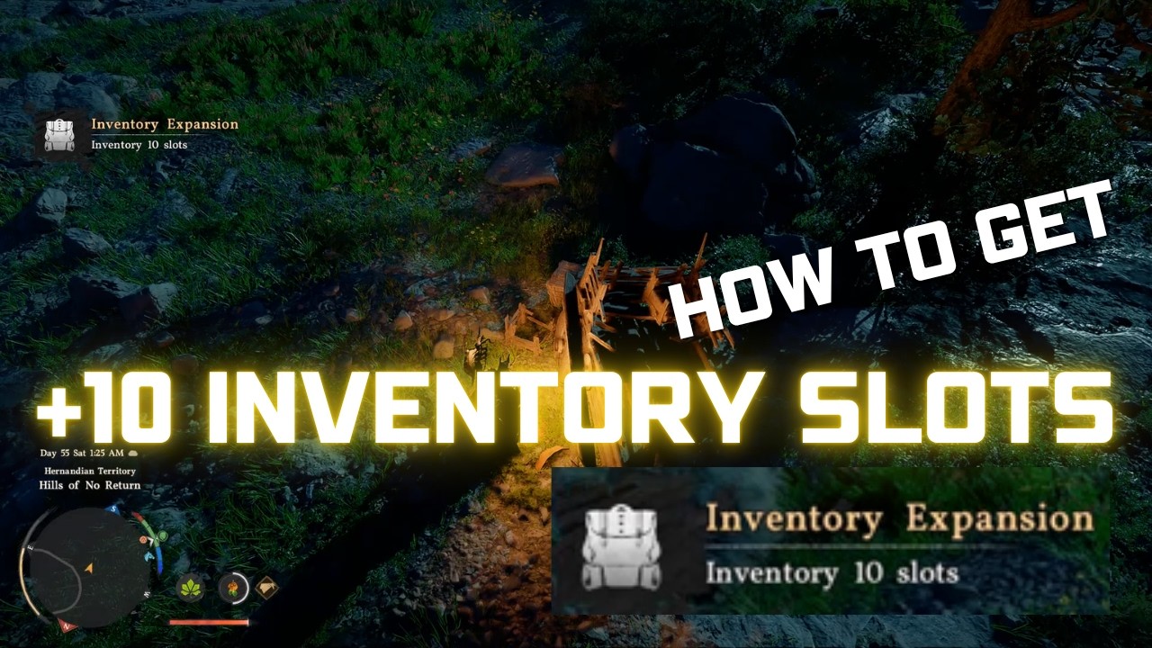 How to get +10 inventory slots