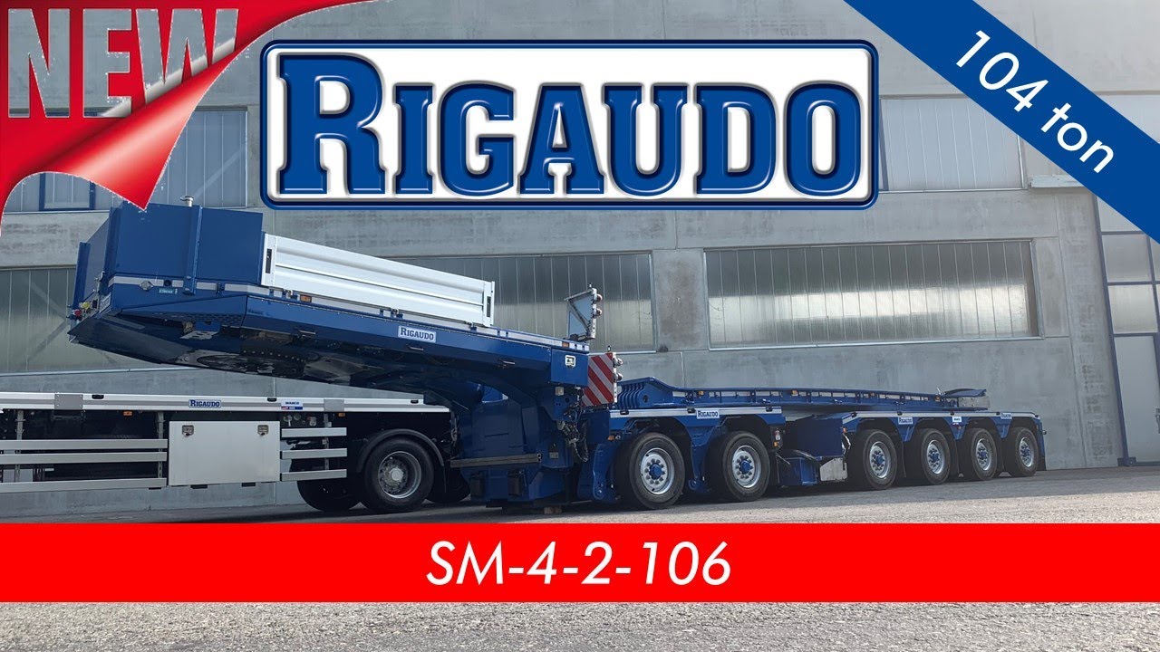 RIGAUDO SM4-2-106 4+2 Lowbed modular semitrailer NEW  I 4K