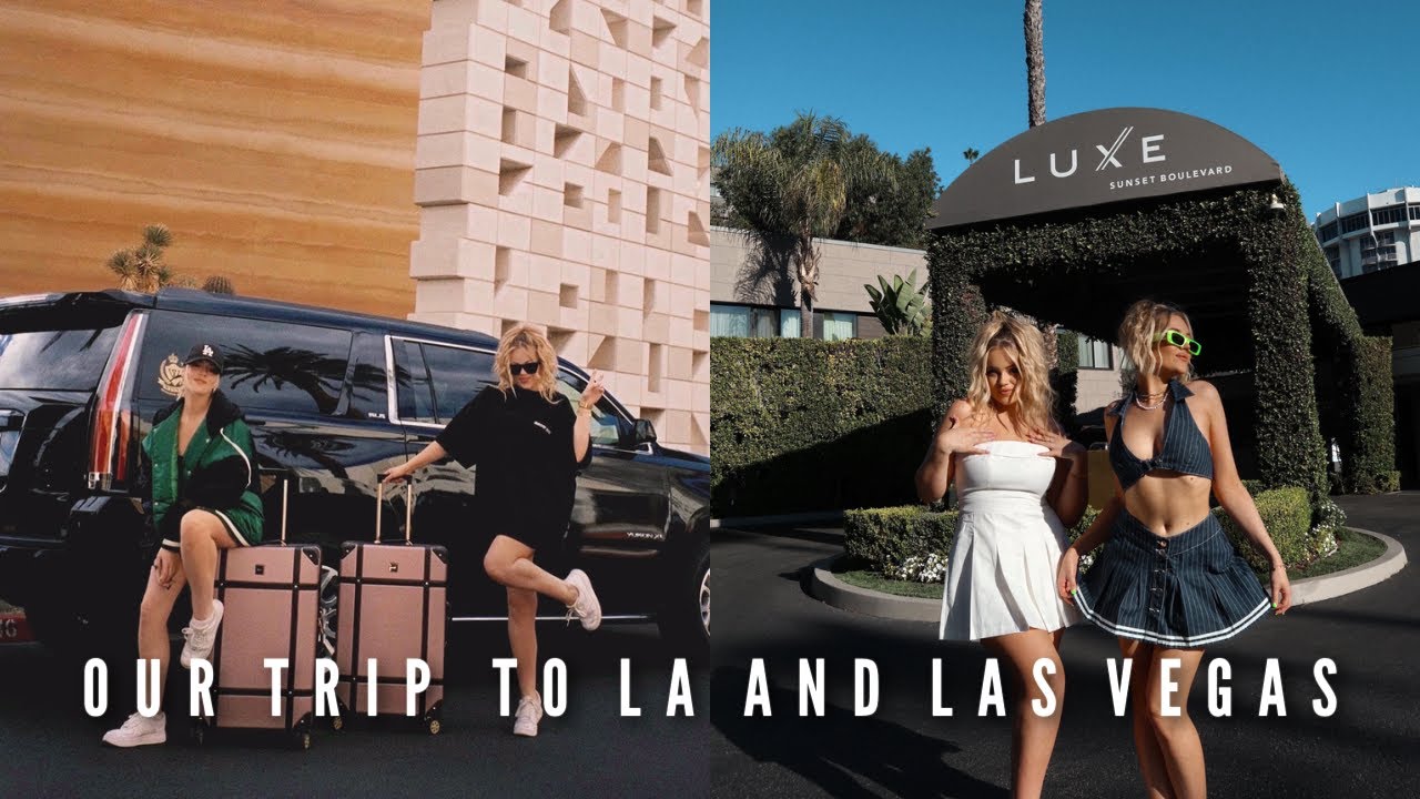 OUR THREE WEEK TRIP TO LA & LAS VEGAS | LucyAndLydia