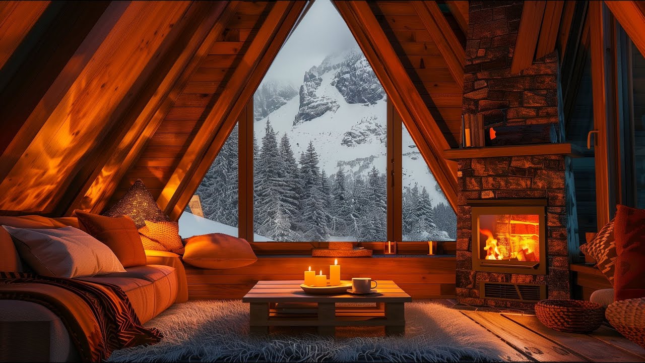 Winter Cabin | A place to rest when you’re tired of trying | enjoy the calm jazz