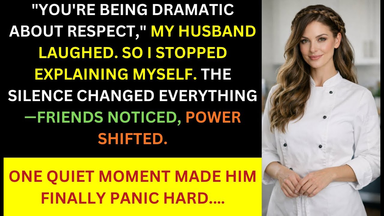 My Husband Said I Was Being Dramatic About Respect — So I Stopped Explaining Myself