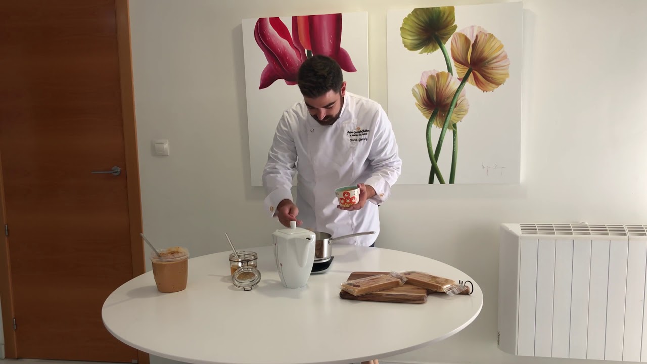 Receta para hacer helado de turrón de Jijona de Pablo Garrigós Ibáñez