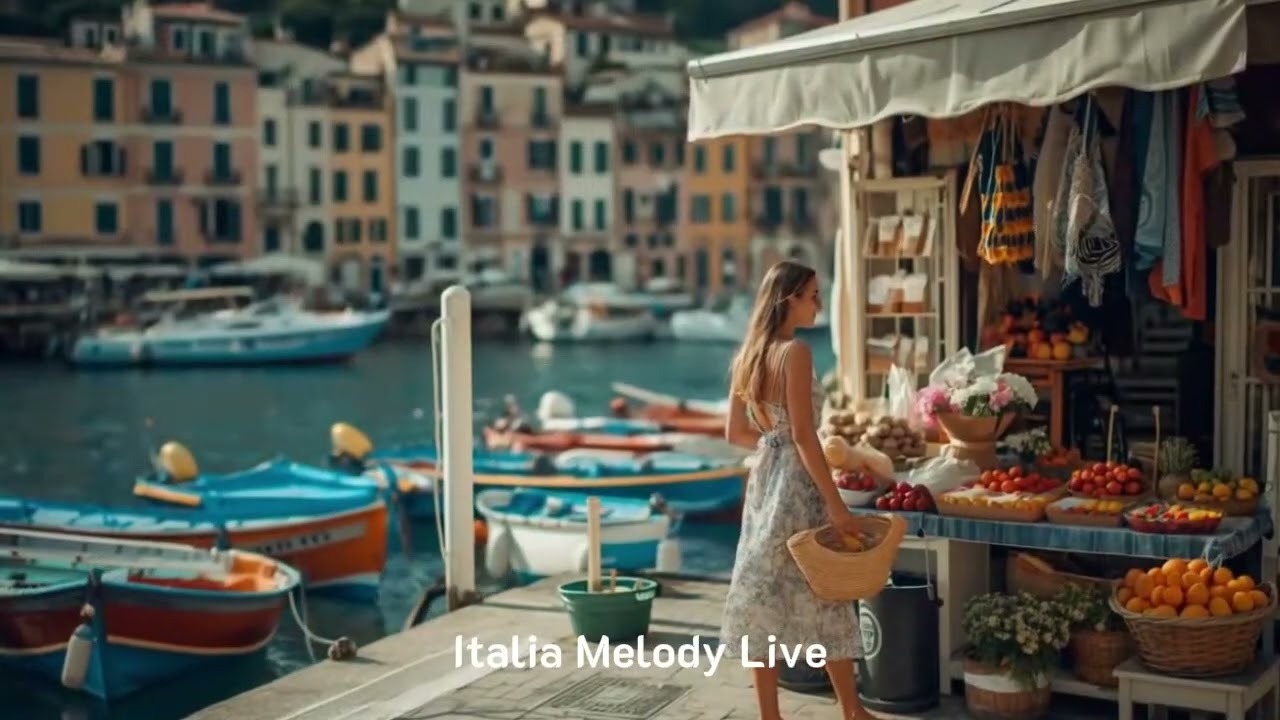 Mediterranean Sunset Live 🌅🇮🇹 | Italian Summer Fun & Romantic Beach Music 🎶✨