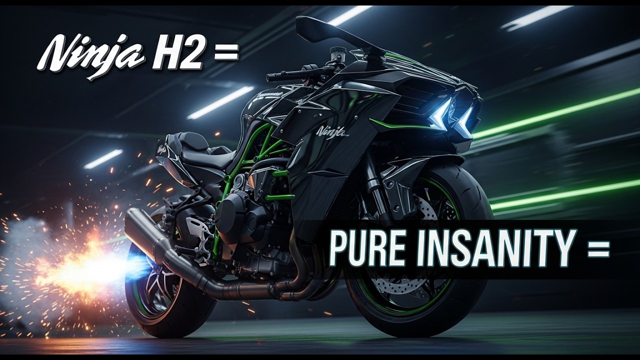 WARNING ⚠️Kawasaki Ninja H2 Is a MONSTER! Kawasaki Ninja H2 Supercharged Beast| INSANE Power & Sound