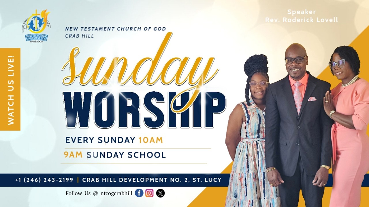 Praise & Worship Service (Pastor's Sunday) | NTCOG Crab Hill, Barbados