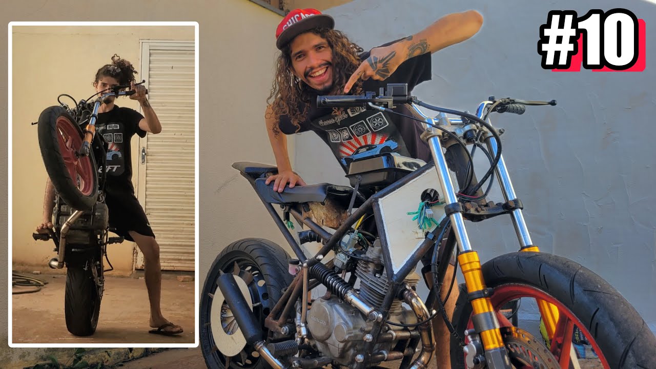AGORA POSSO SENTAR FOFO! BANCO DA MOTO CASEIRA
