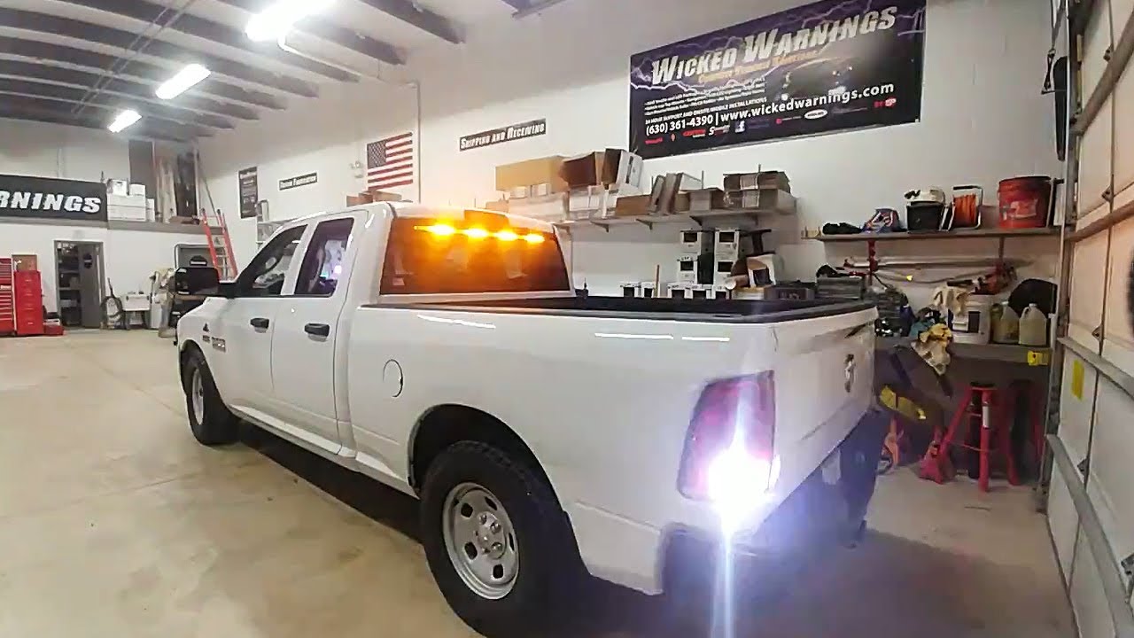 2018 Dodge Ram 1500 Safety Strobe Lights for Work Trucks