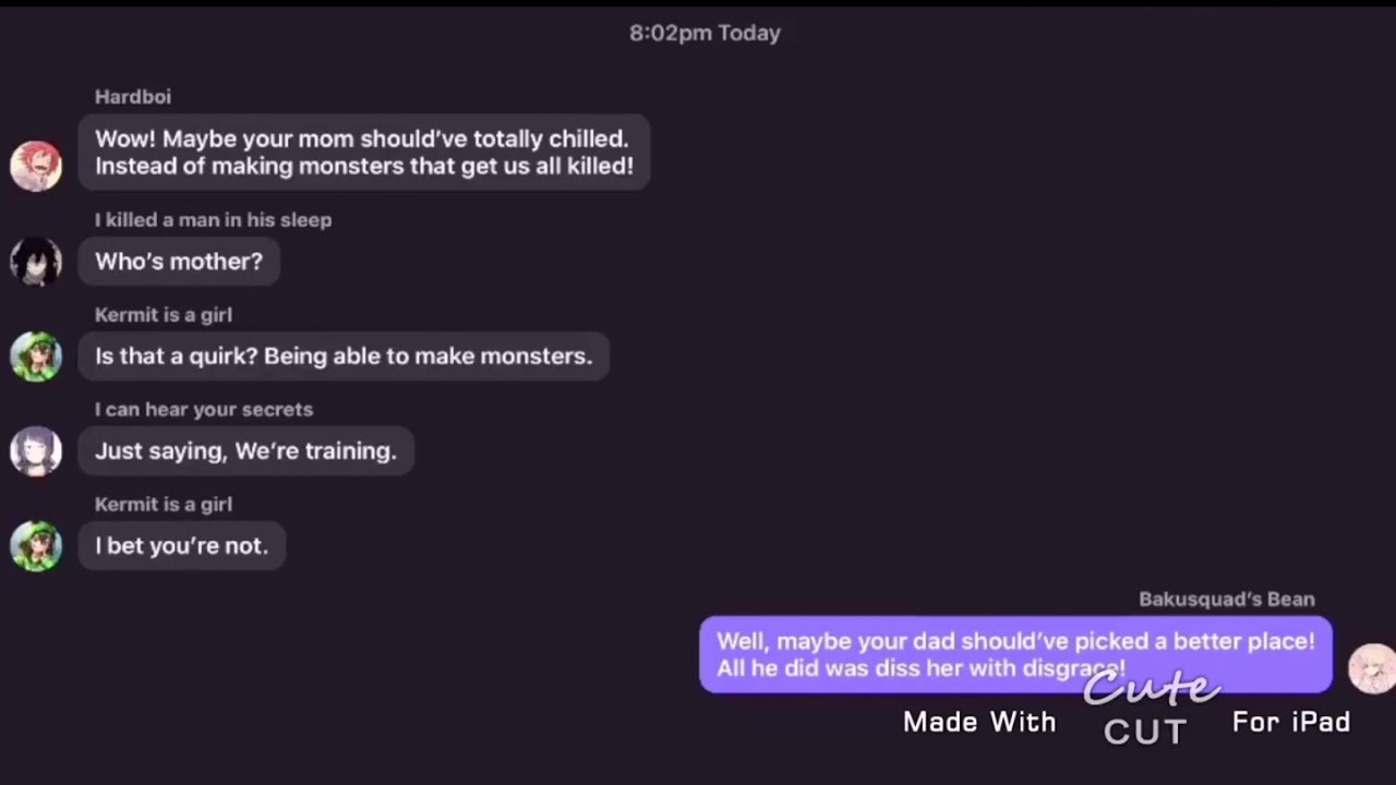 ‘In the same boat’ BNHA chat (third times the charm aye?)
