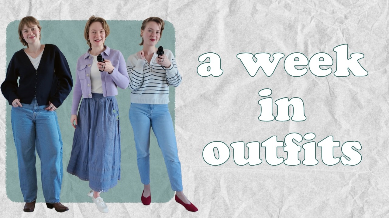 8 spring outfits | what I wear in a week 🌸