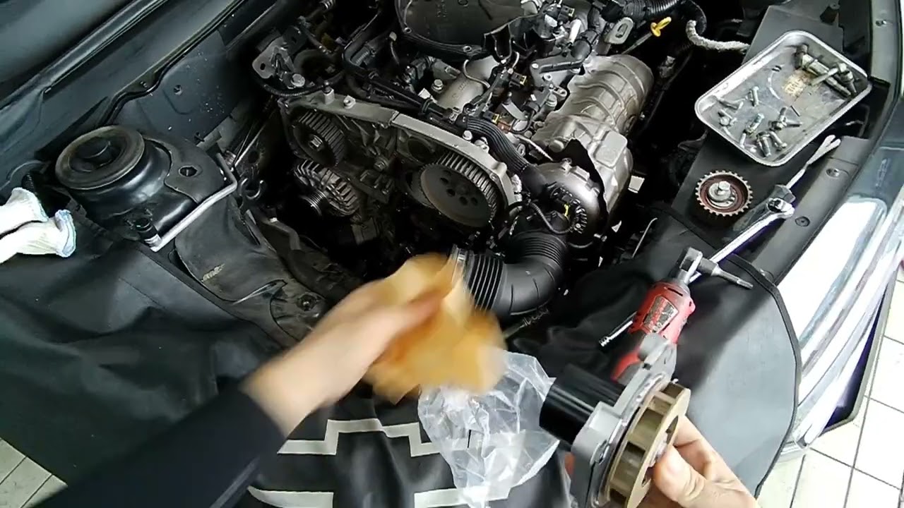 POV | 쉐보레 구형말리부디젤 [ #타이밍밸트교체 ] Chevrolet Malibu Diesel [ #New timing belt ] Chevrolet diy #POV