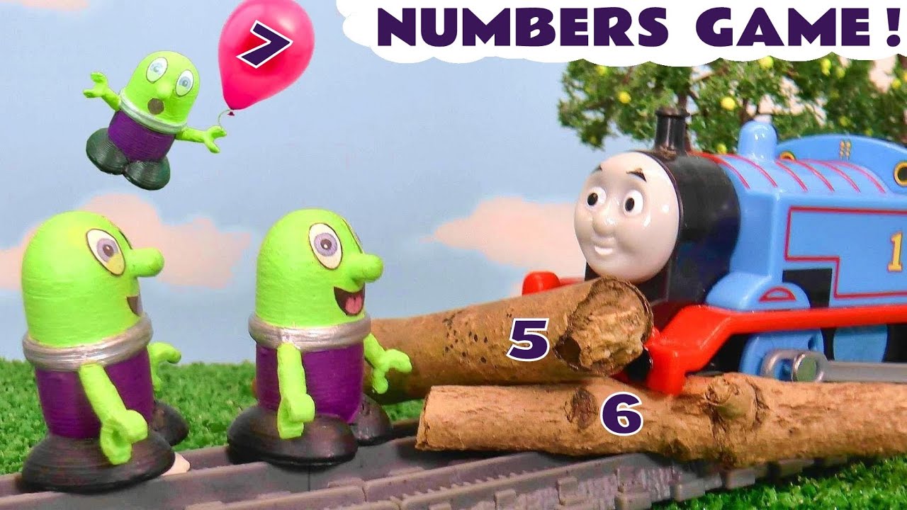 The Funlings Play A Numbers Game with Toy Train Thomas