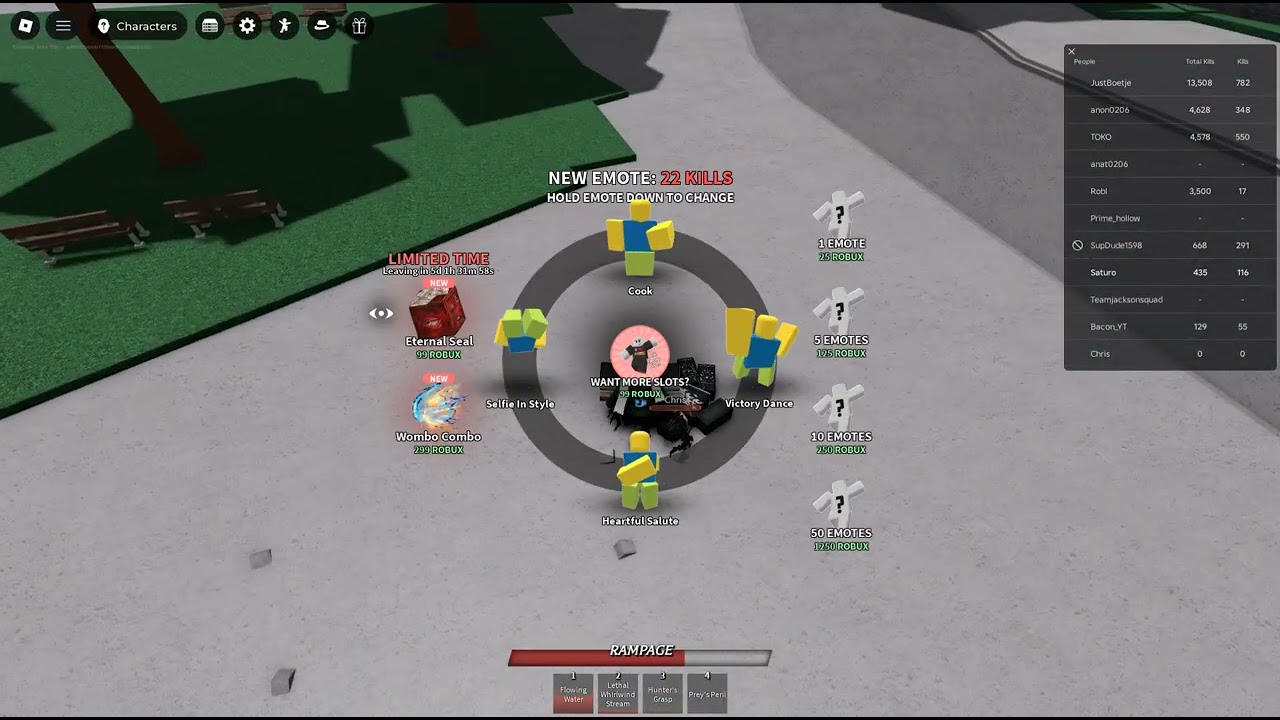 Cooking Teamers And Others In Tsb