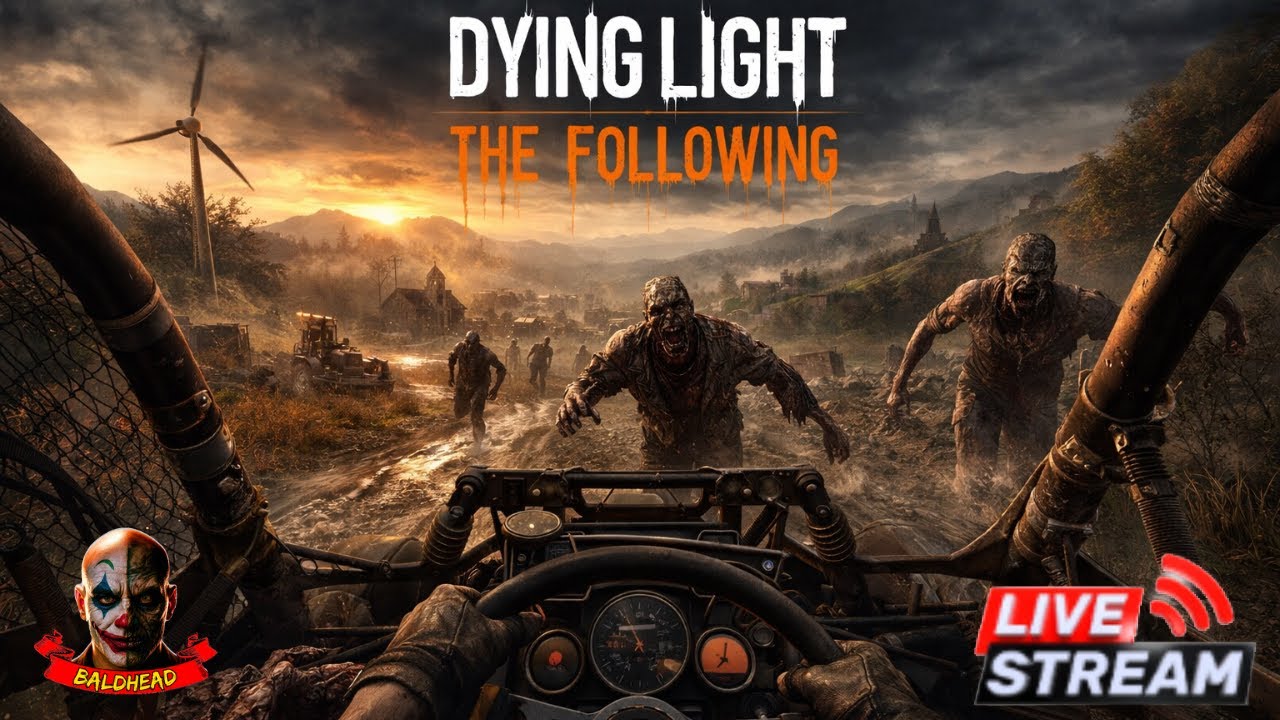 BaldHead Drifts Through Zombies Like It’s NASCAR 