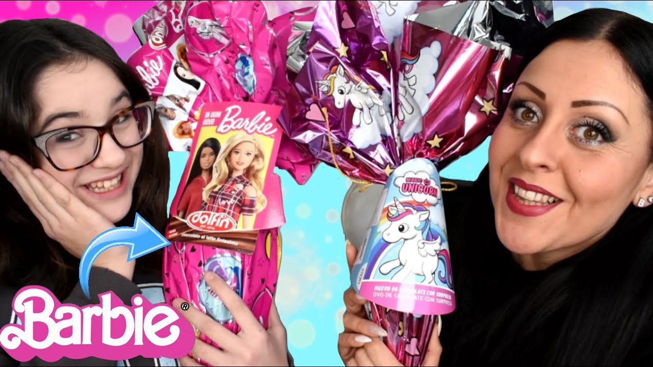 Apriamo l'uovo delle BARBIE e quello degli UNICORNI🦄2022! Cosa ci sara' dentro? || BARBARA DOMINICI💖