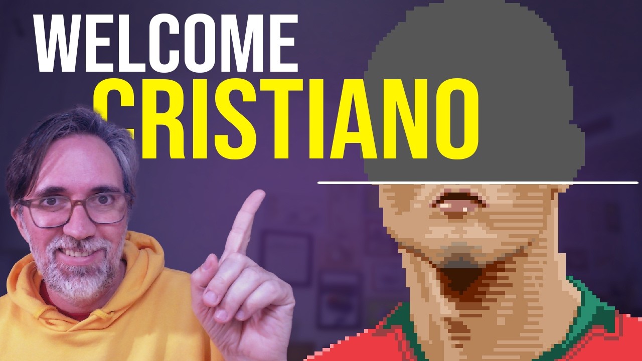 Pixeleando a Cristiano Ronaldo ¡Bienvenido CR7!