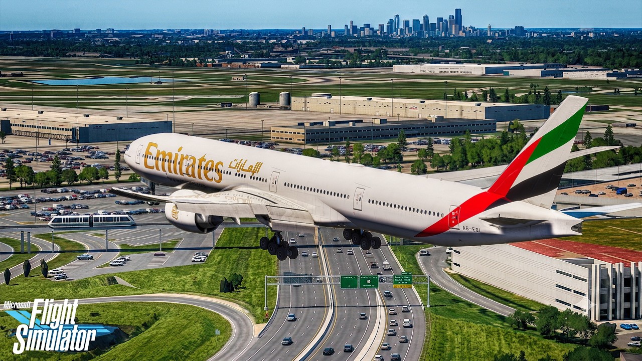 Dubai to Chicago in the Emirates B777 | MSFS 2024 Flight