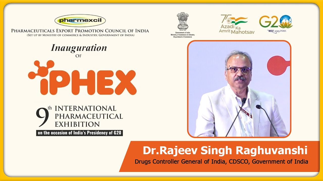 Dr Rajeev Singh Raghuvanshi-DCGI, CDSCO, Gov Of India | IPHEX 2023 | Hybiz tv