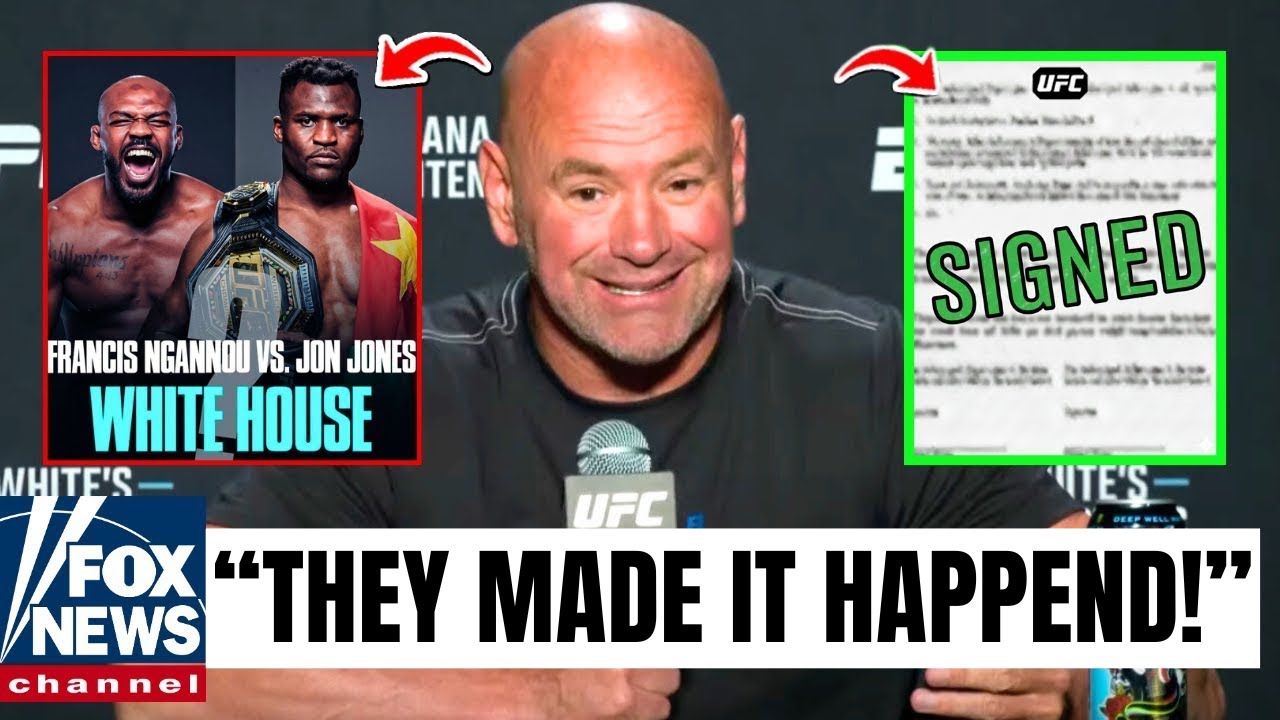 “We’re SIGNED Now” Dana White CONFIRMS Francis’s RETURN — Jon Jones Fight at the White House?!