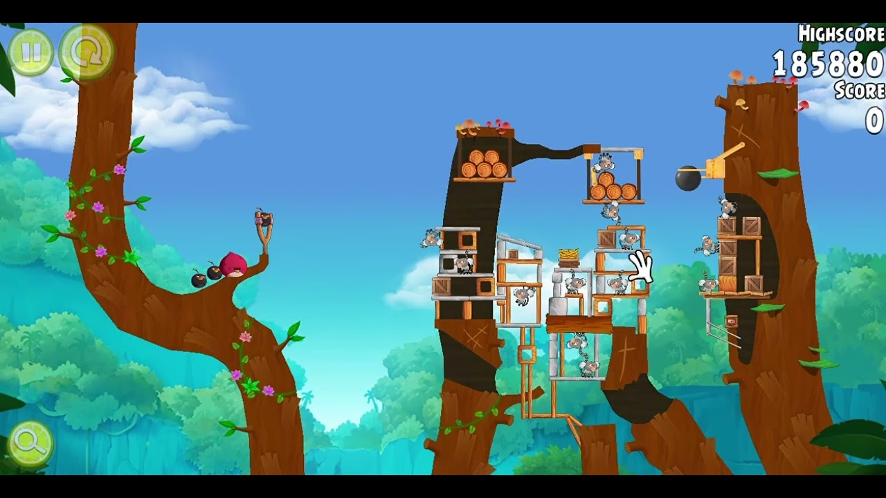 Angry Birds Rio Level Failed Screens Vol  2