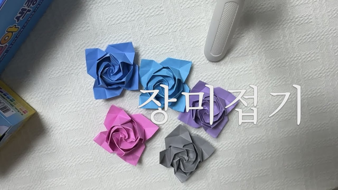 고요하게 장미접기🌹