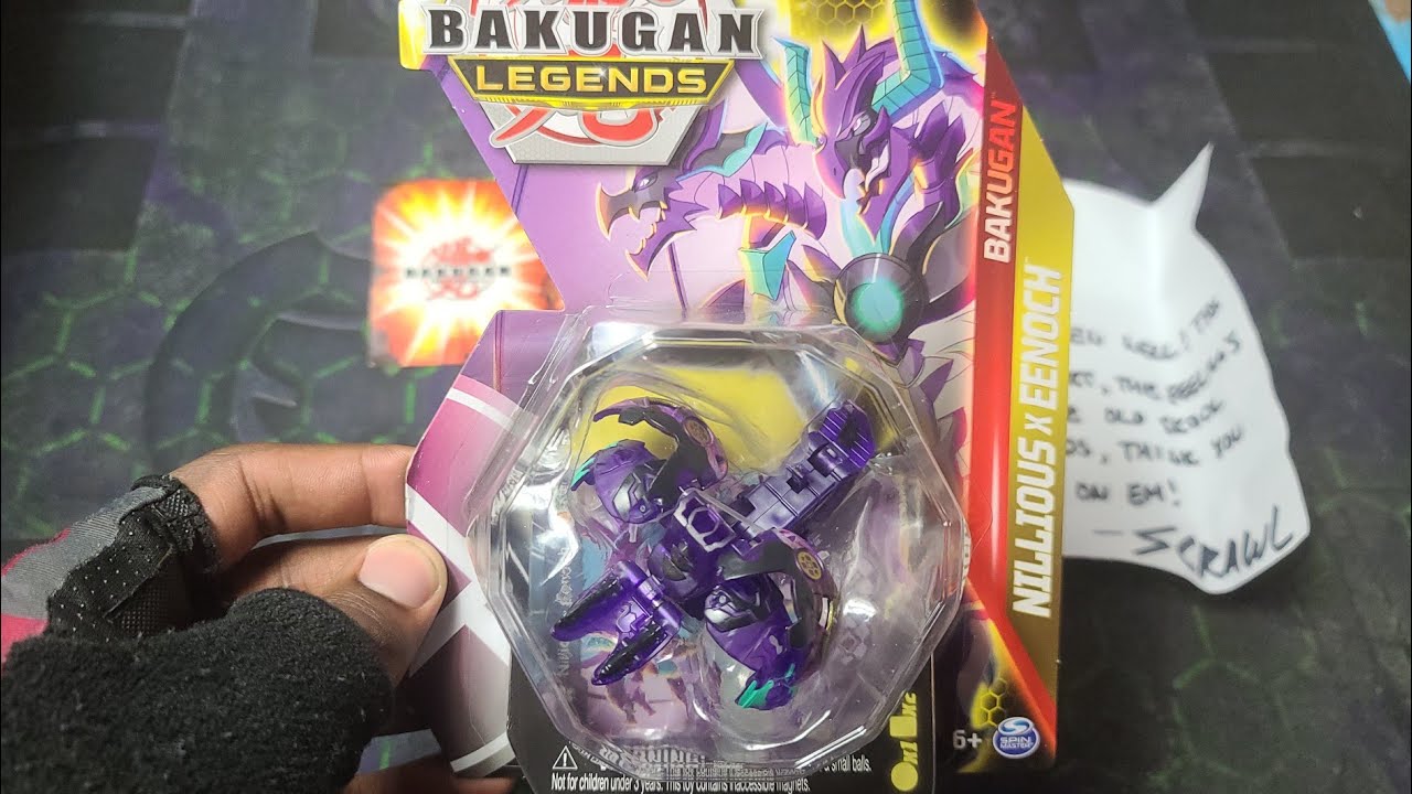 CLEAN FUSION! NEW BAKUGAN LEGENDS ELEMENTAL RARE DARKUS NILLIOUS X EENOCH UNBOXING!